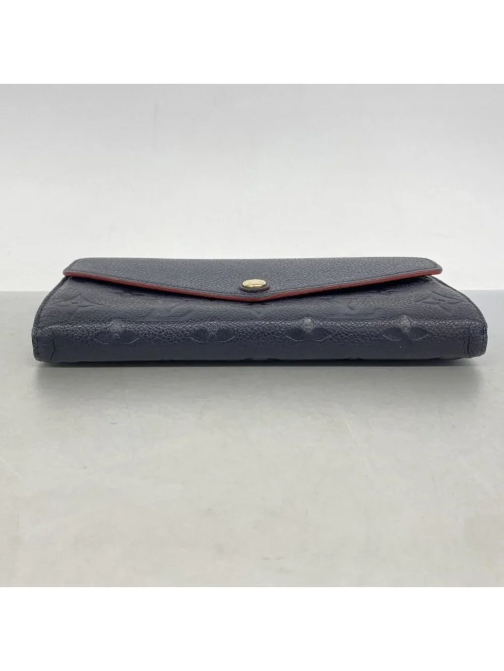 Louis Vuitton Wallet Monogram Empreinte Portefeuille Sarah Marine Rouge